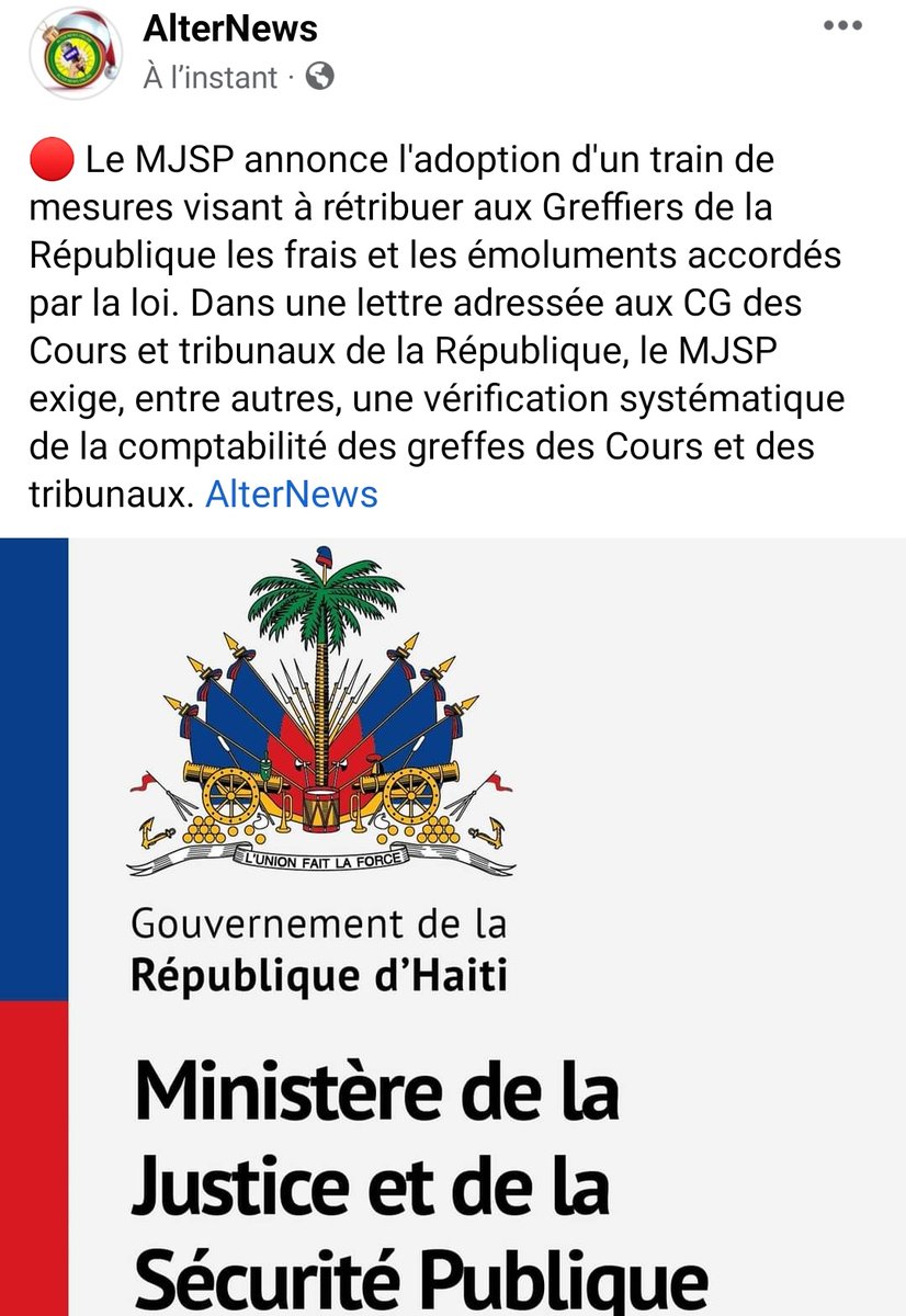 AlterNewsOnline's tweet photo. @AlterNewsOnline @MJSPHaiti https://t.co/Xva32pNfVI