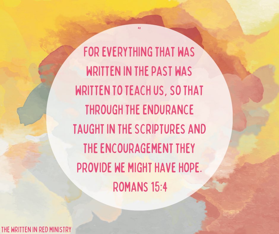 WrittenInRed84's tweet image. When someone tells you the Old Testament is irrelevant remind them of this verse.  Like the old saying goes, those who fail to learn history are doomed to repeat it. #WrittenInRed #GodIsGood #Faith