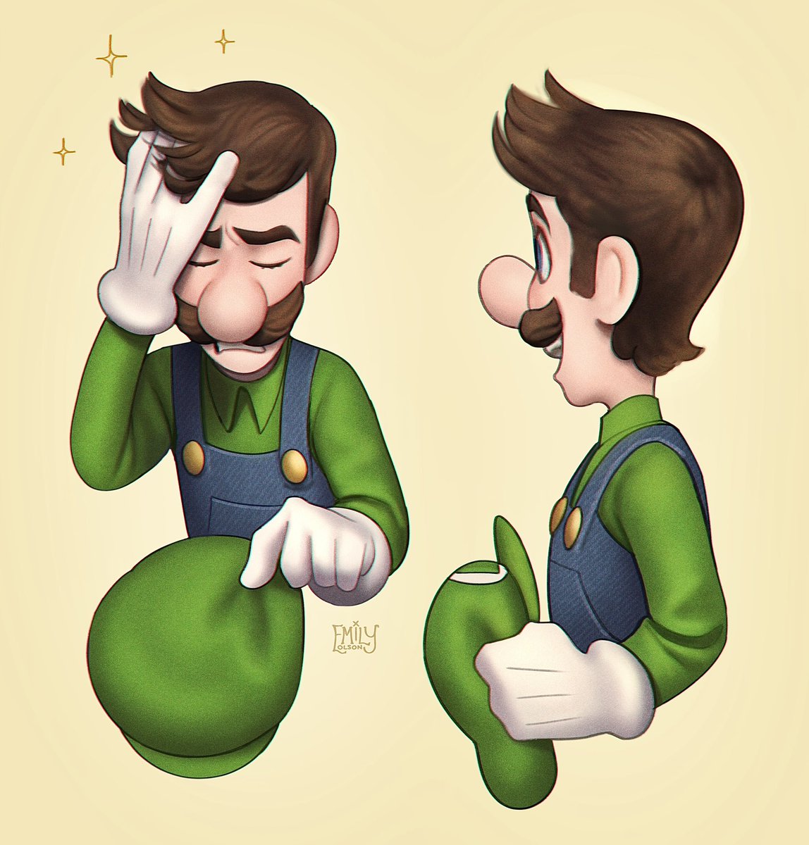 I think it’s time we talked about the REAL star of the Mario Movie: Luigi’s hair