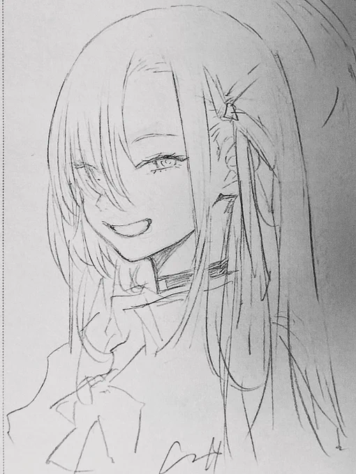 今日も絵ムズいᝰ✍🏻゜(゜`ᯅ' ゜)゜ 