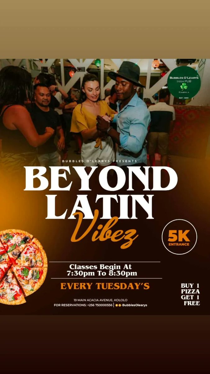 BLVKampala's tweet image. Every Thursday at La Terraza in Kisementi.
#beyondlatinvibes
#salsadancing