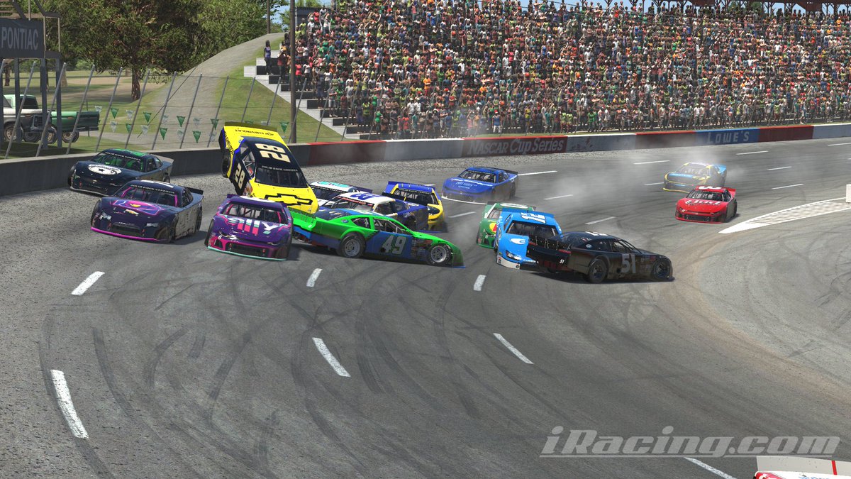 jrb5324's tweet image. Took the inaugural win in the @MNMRACIN series at North Wilksboro,one of the most races I’ve been apart of in a long time shout out to @S_Oberstadt3 and @hulkthemulk3 for putting it on and sorry @swansingracin for stealing another one from you #ShortTrackLife #NASCAR #iRacing