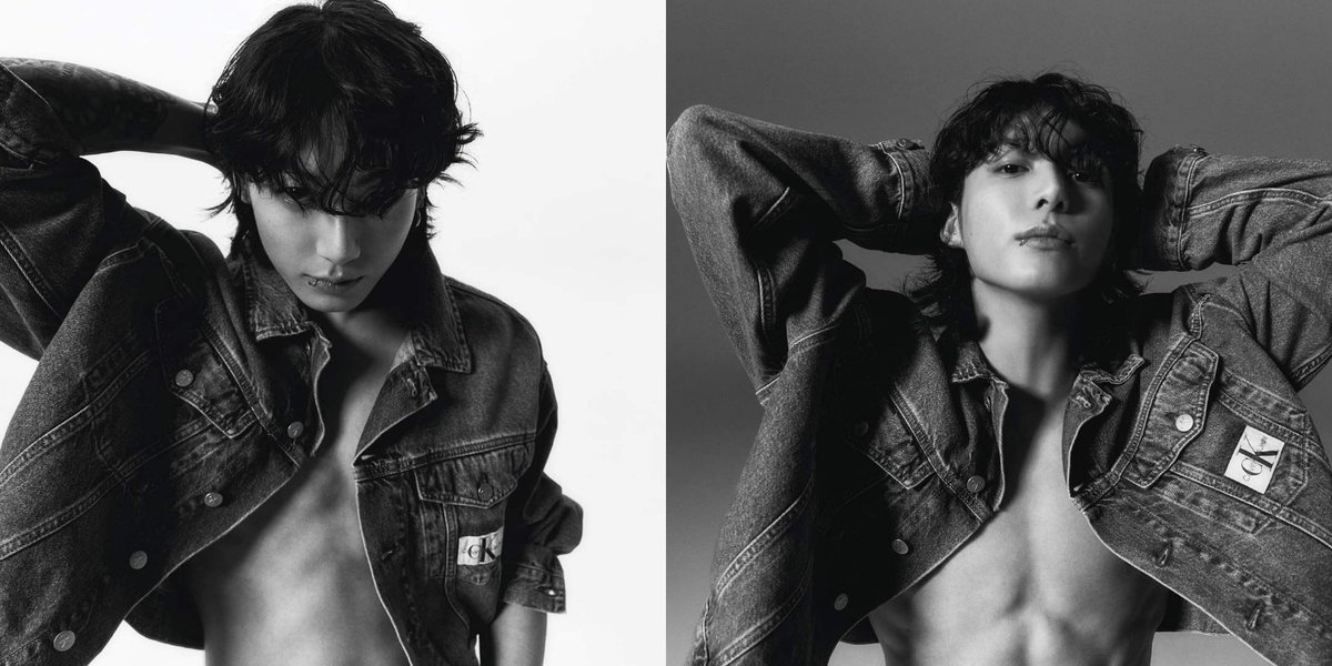 roskBison's tweet photo. #JUNGKOOKxCALVINKLEIN #jungkookcalvinklein #Jungkooklive  SO HOT FOR WHAT?!? ON MY KNEES SIR https://t.co/N0bZNEoQ3p