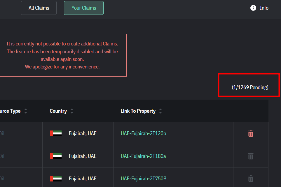 I made a total of 1269 clams during the staking period for resources, and today only one clam remains. About 50% of the results have come out, and I am still waiting for half of the approval results. I hope everyone has good results for Staking and Rading. #Earth2 #Staking