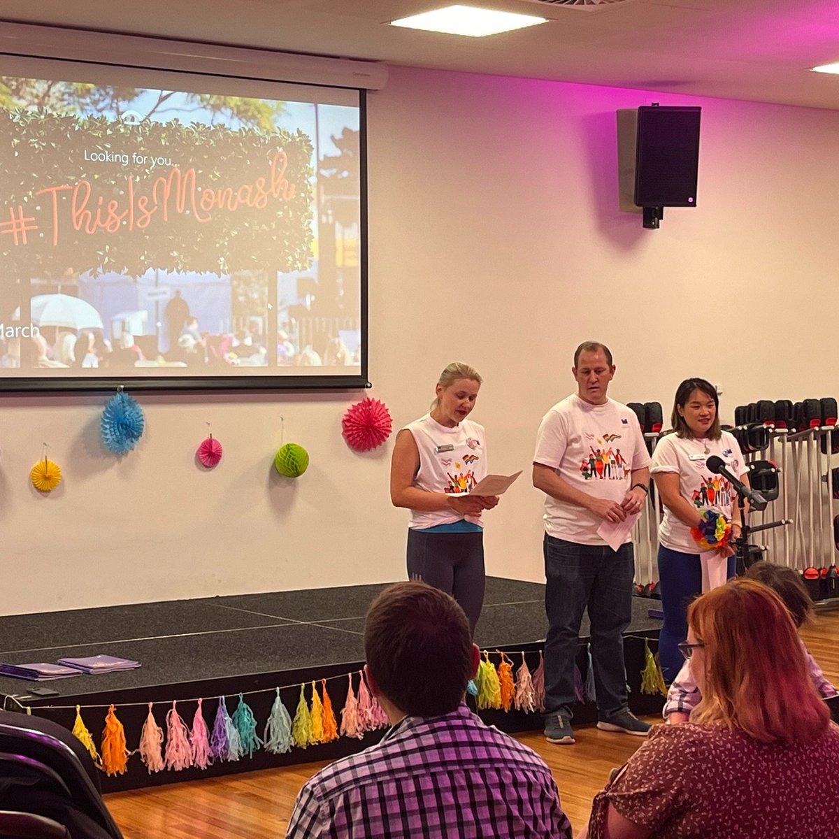 theAIS's tweet photo. #ThriveWithPride Great to see Ambassador Amelia Catt @acatt470 at the @MonashCouncil City of Monash Active Pride event in Melbourne where Mayor Tina Samardzija alongside other counsellors launched their LGBTIQA+ Action Plan ππ³οΈβπ https://t.co/Tjq94WVgKK