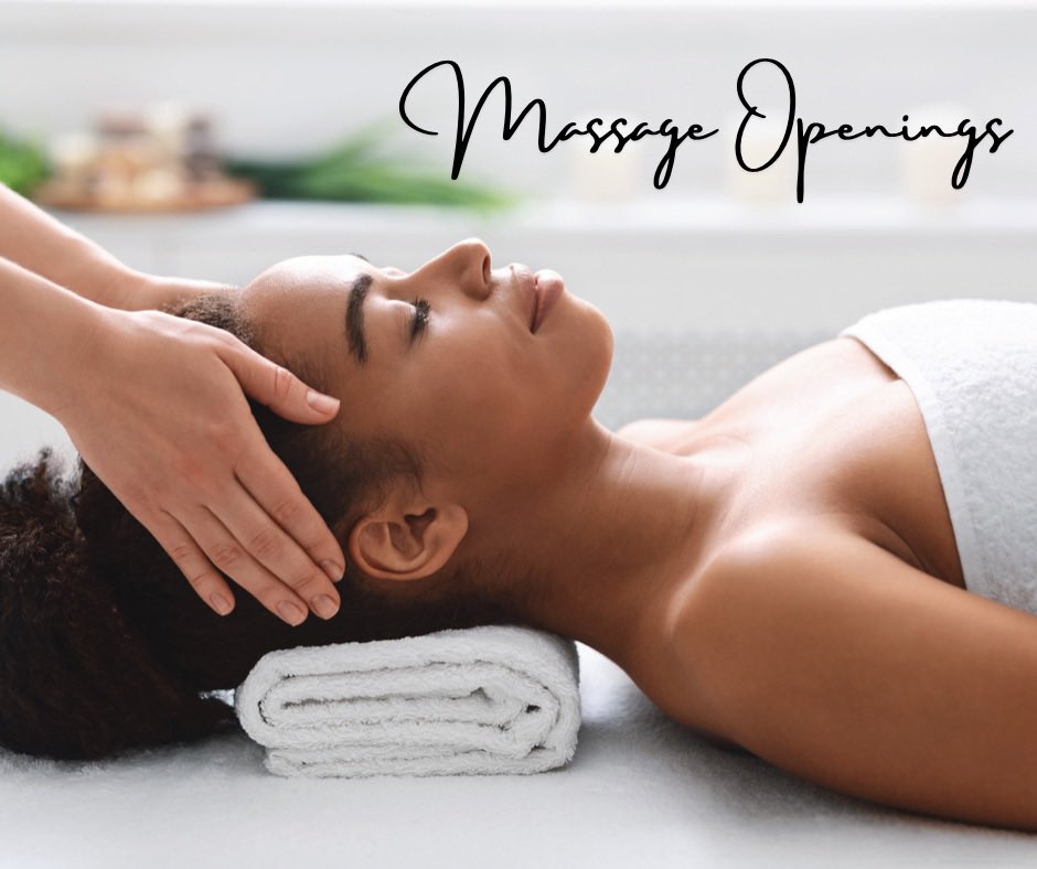 Massage Openings 
March 28th 
Robin- 9:00am 
Alfred- 2:30, 3:45 & 6:15pm 

March 29th 
Alfred- 3:45 & 5:45pm
Infrared Sauna - 12:00pm

March 30th 
Yuko- 2:30
Alfred- 3:45 & 6:15pm 

Call 780-489-5727 or online 3leaf.ca 

#yeg #massage #westEdmonton #deeptissue