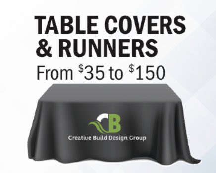 PremierChoiceNC's tweet image. Upcoming event or tradeshow?  We have custom table runners and covers with various color and size options. 6ft, 8ft, open back, closed back, fitted.  #branding #tradeshow #boothideas