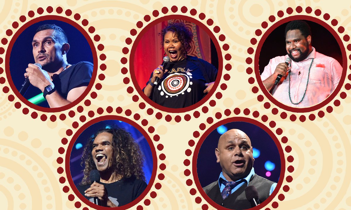 Laugh and ruminate with Aboriginal Comedy Allstars. First Nations comedians take to the stage for deadly comedy blended with political dialogue. 

<a href="/SeanChoolburra/">Sean Choolburra</a> 
 Kevin Kropinyeri
Andy Saunders
Jay Wymarra (<a href="/talldarkfunny/">Jay Wymarra</a>)
Janty Blair

Book now! bit.ly/aca-bcf23