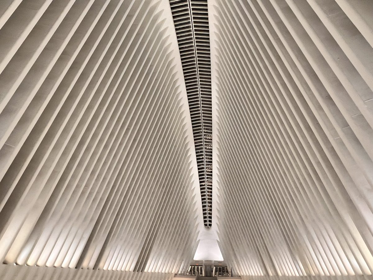 On my trip to NYC last week my hotel was 1 block away from The Oculus! What an architectural marvel… The design and scale of this structure is amazing! The budget was $2 Billion and as is customary with most projects it went over budget and ended up being $4 Billion dollars to… https://t.co/fBSyHSOPjK 