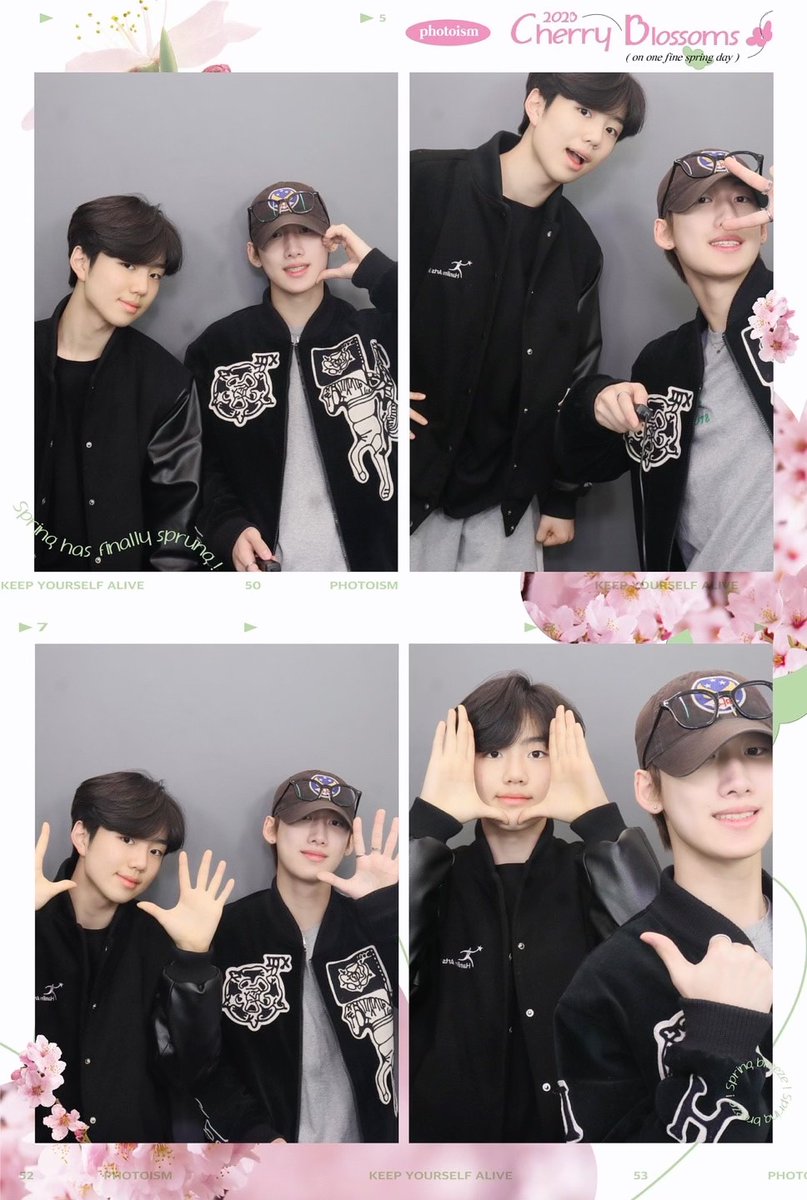 H1GHRMUSIC's tweet photo. 안녕하세요. 지후, 서빈입니다!!👬
저희는 요즘 즐겁게 학교 다니면서 푹 쉬고 있어요!! 늘 응원해 주셔서 감사합니다😍
모두 따듯한 봄 되시고 건강하세요!!!! 🌸 https://t.co/UXB76LjrCF