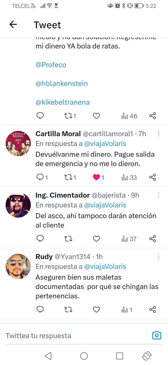 Awashuwa's tweet photo. @alexxxcortes @viajaVolaris @Profeco @hblankenstein @kikebeltranena Ya ni siquiera te responden, son unos descarados.

Rateros

¡Regresenme mi dinero a mi también, yo tengo ya dos meses!

NO VIAJEN CON VOLARIS, se van a arrepentir, miren las fotos que pondré.

@kikebeltranena @hblankenstein https://t.co/YCVerq1k2Q