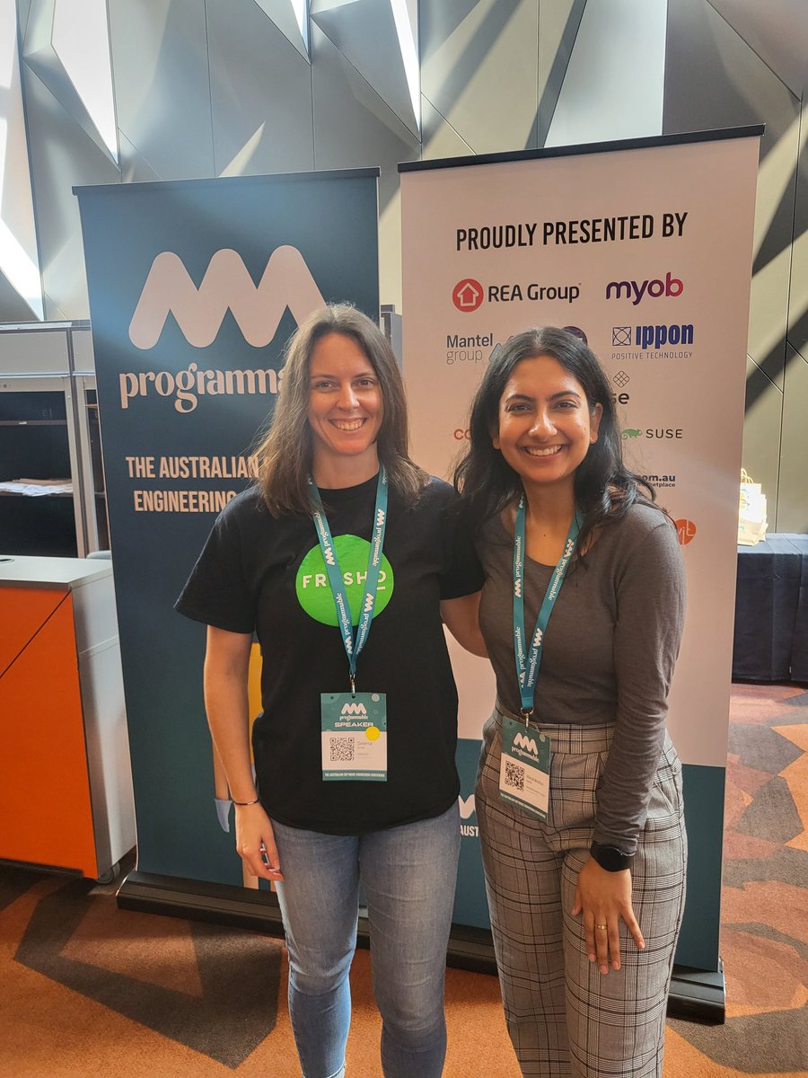 We love to see paths getting continued! Caught up with <a href="/selenasmall88/">Selena Small @DDDmelb 🇦🇺</a> today as she spoke Programmable conf.

Speaking at more conferences was something on Selena's future hits and it's amazing to see it happening!

Listen to her journey:  pathsuncovered.com/episodes/17-se…