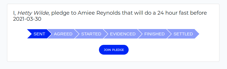 pledgeio's tweet photo. Pledgeio is a social media platform where any 2 parties can make pledges to one another and follow the status of the pledges using uploaded evidence. Check some of our user pledges below. #socialmedia #values https://t.co/jL9bABnJIO