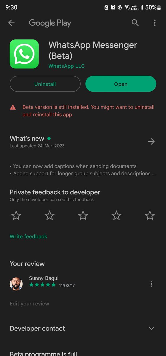 bagul_sourabh's tweet image. Please help me to get rid out from this.
Am not able to download it from anywhere.
I tried to reinstall but it is showing unable to install.
#MarkZuckerberg 
#whatsapperror 
#PlayStore
#facebooksupport