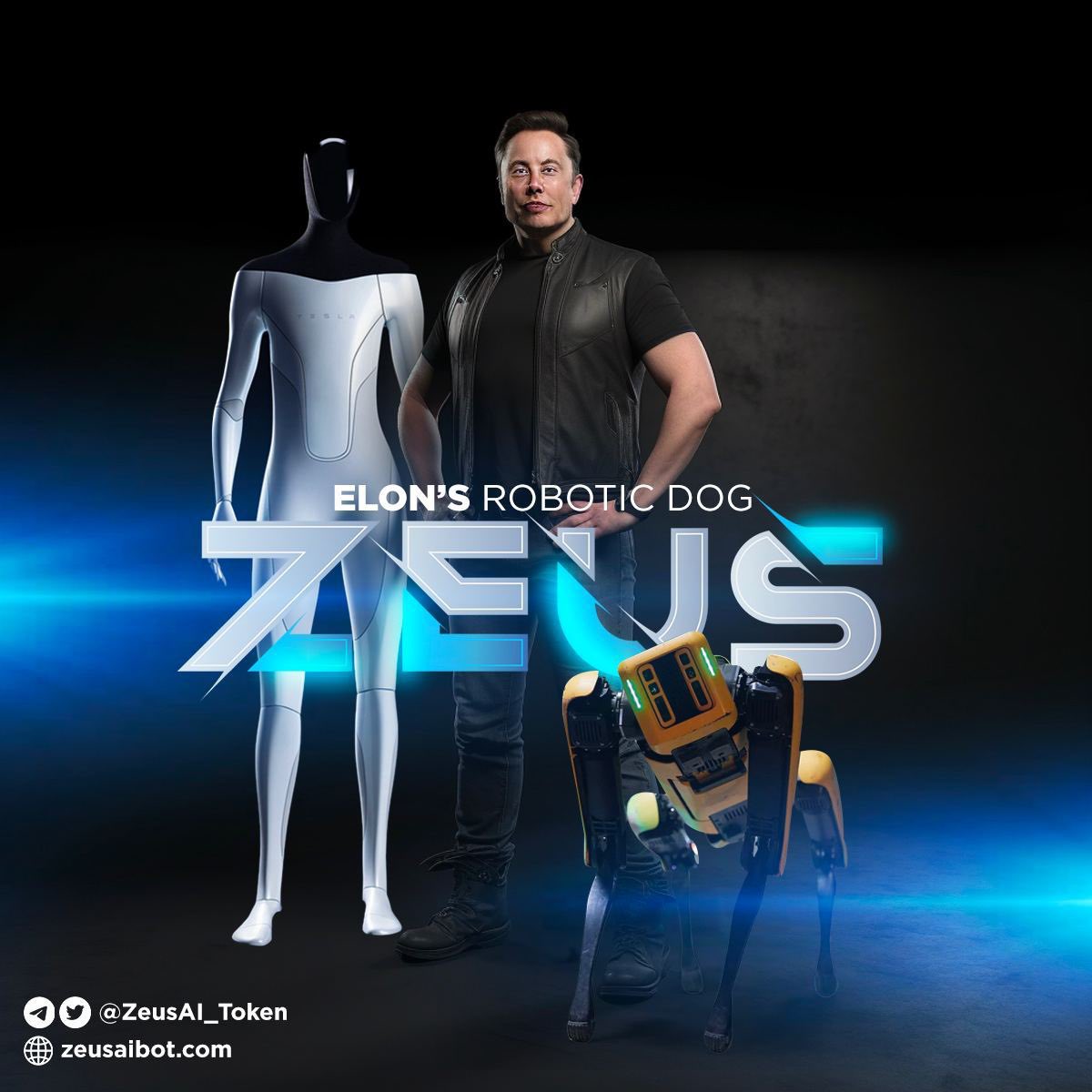degenhours247's tweet photo. @teachingcrypto @0x0Audits Ser have you met $ZEUS yet @elonmusk robot dog, $Zeus, is employed at the SpaceX launch facility located in Boca Chica. Although $Zeus shares a special bond with Musk, similar to that of $Doge and $Floki, his unique feature is that #Dogbots are immortal. https://t.co/coXPGHD0qb