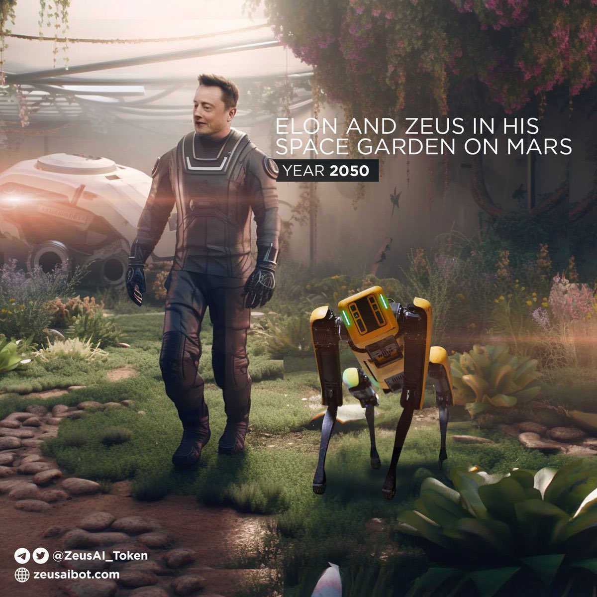 degenhours247's tweet photo. @teachingcrypto @0x0Audits Ser have you met $ZEUS yet @elonmusk robot dog, $Zeus, is employed at the SpaceX launch facility located in Boca Chica. Although $Zeus shares a special bond with Musk, similar to that of $Doge and $Floki, his unique feature is that #Dogbots are immortal. https://t.co/coXPGHD0qb