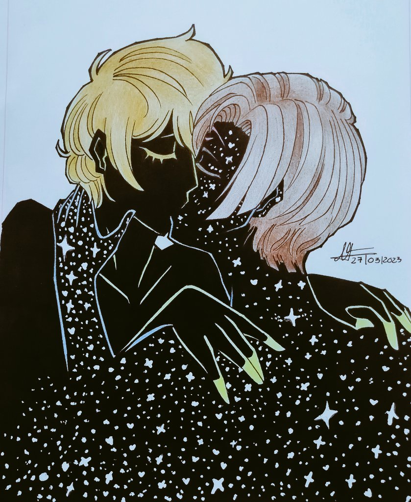 FlareMorton's tweet photo. Can't draw kisses but here we are
That 1900's yaoi was wild
#Limbus_Company #LimbusComapny #DemSin https://t.co/kco1oP1qLV