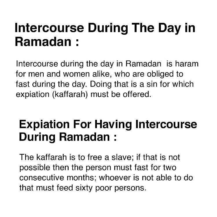 Intercourse During Ramadan Thread Thread From Idris 7signxx Rattibha