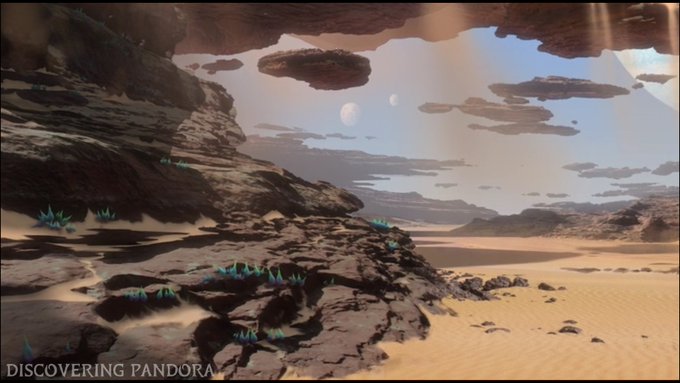 Avatar 3 : le concept art dévoile des volcans, des déserts et des montagnes sur Pandora ! (vidéo sur Bidfoly.com) By Antoine Barsacq  FsR8eA8aUAA7wD2?format=jpg&name=small
