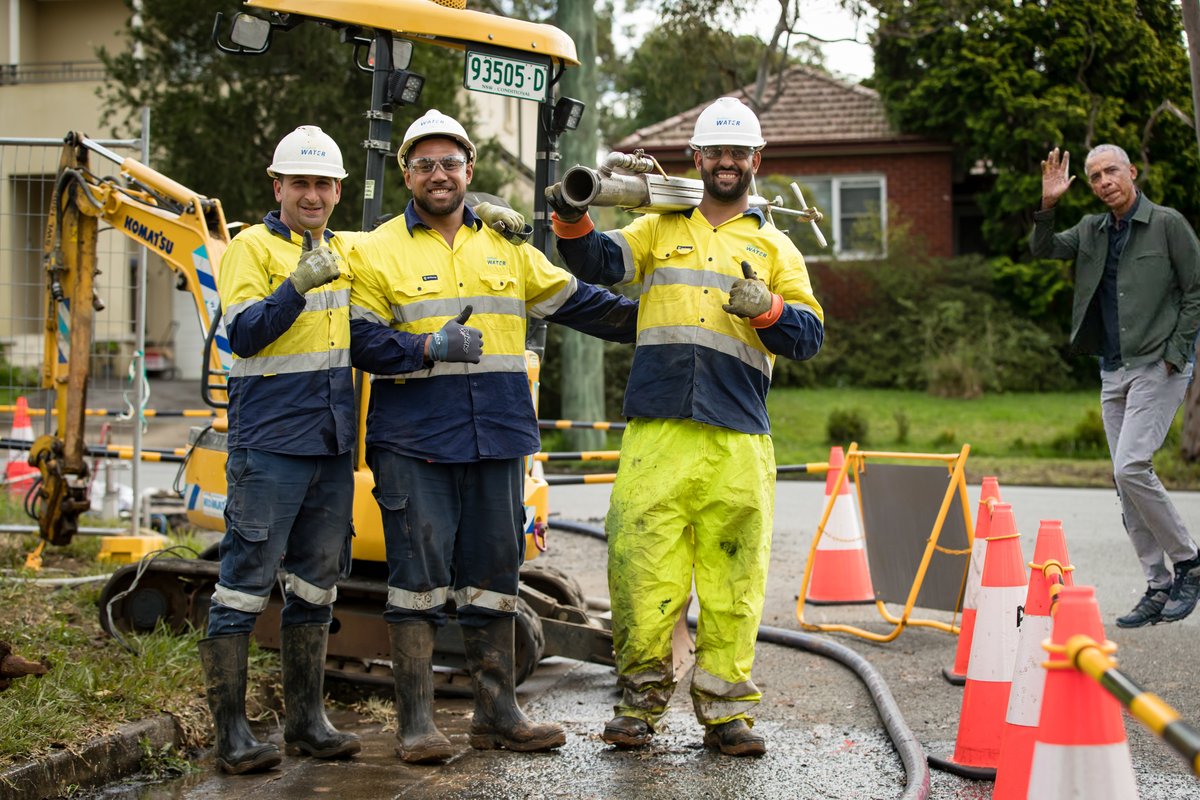 Sydney Water tweet media