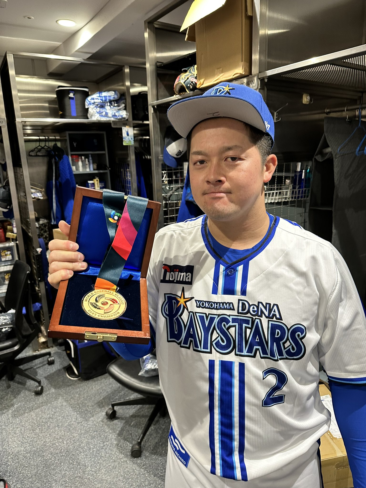 横浜DeNAベイスターズ27.上茶谷大河サイン入りユニフォーム