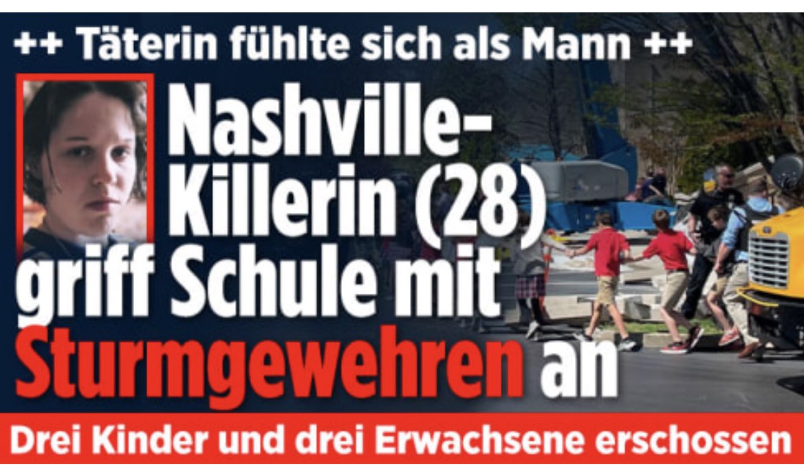 Die #HaltDieFresseBild übertrifft sich einmal mehr in ihrer bodenlosen Widerlichkeit. Was um alles in der Welt will diese Überschrift suggerieren? Schämt euch! #Nashville #TransRightsAreHumanRights