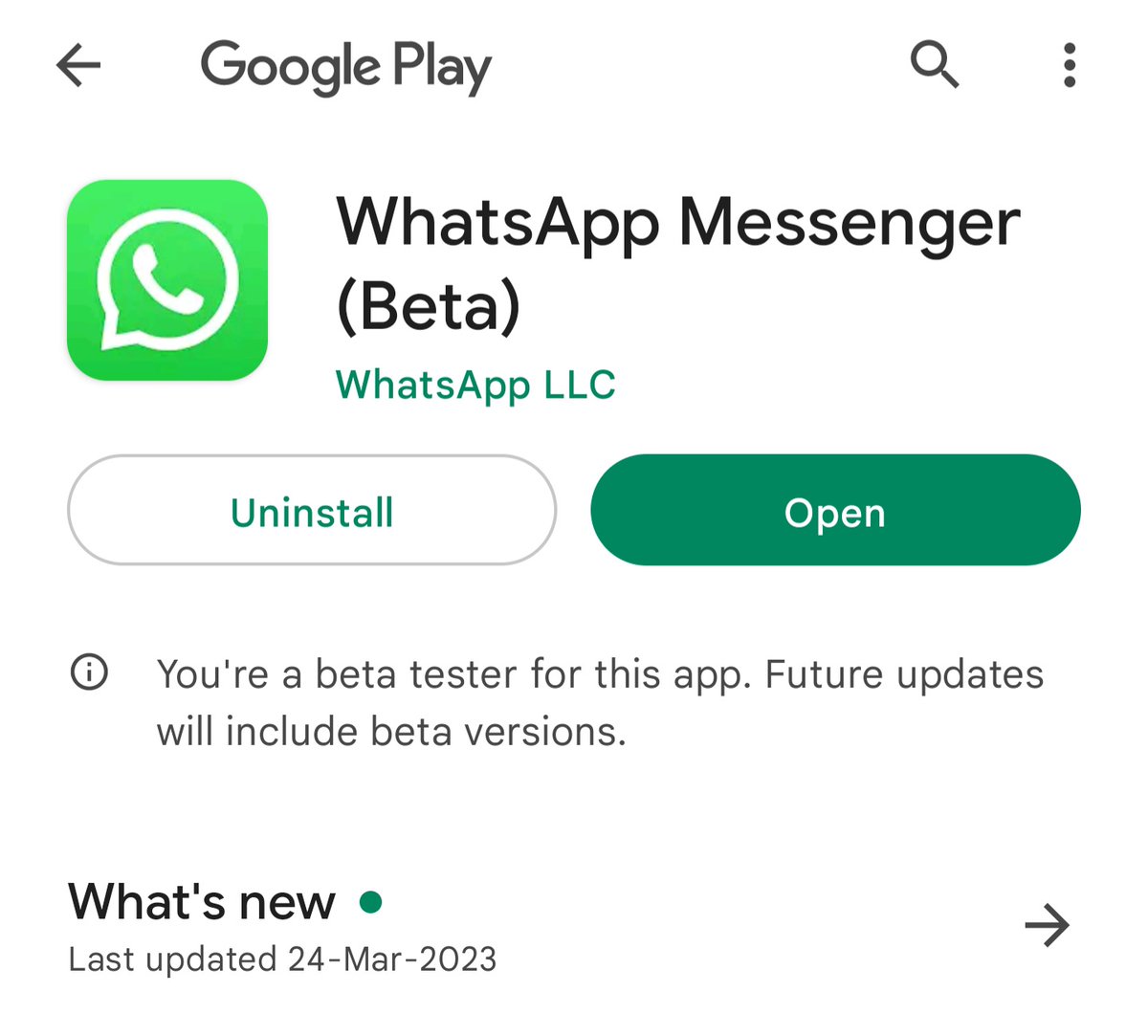 KooolSunny's tweet photo. My @WhatsApp app showing that i have an outdated version and asking me to update bht when i am going to  @GooglePlay to update the app, there is no option to update. Now my @WhatsApp isn't working. Kindly solve the issue. https://t.co/jUdfopusV5