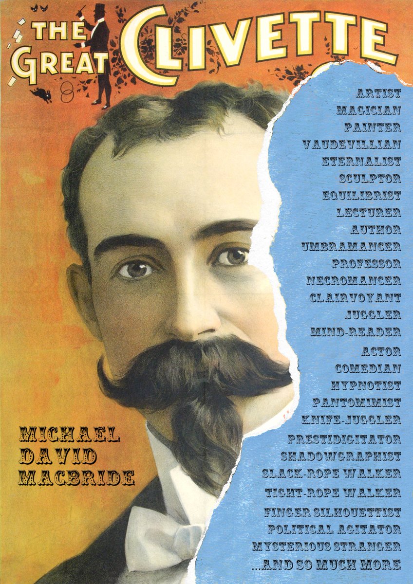 michaelmacbride's tweet photo. Cover reveal for The Great Clivette!

Preorders and painting raffle begin May 1st!

https://t.co/7sKxFvbFHx

#ComingSoon #Clivette #CoverReveal #MertonClivette #Vaudeville #Artist #Biography https://t.co/AlLLFyOqjb
