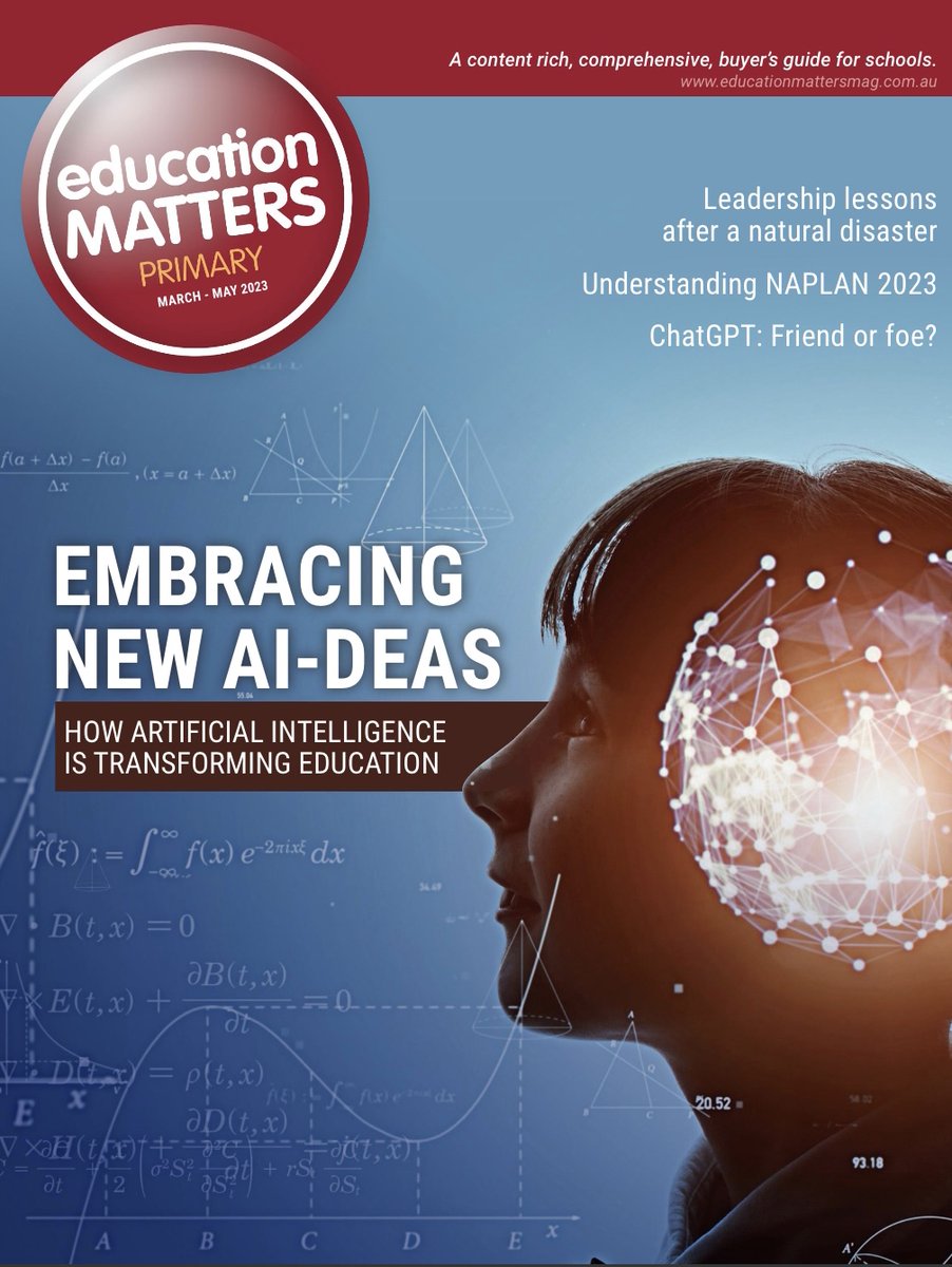 edmattersmag's tweet photo. The class of 2023 is now in session! The latest edition of Education Matters Primary has officially launched. This month’s edition is rich in content that is relevant to Years K-7 #educators Check it out here: 
https://t.co/NNSEVGb4WO https://t.co/8L9usl6AIH