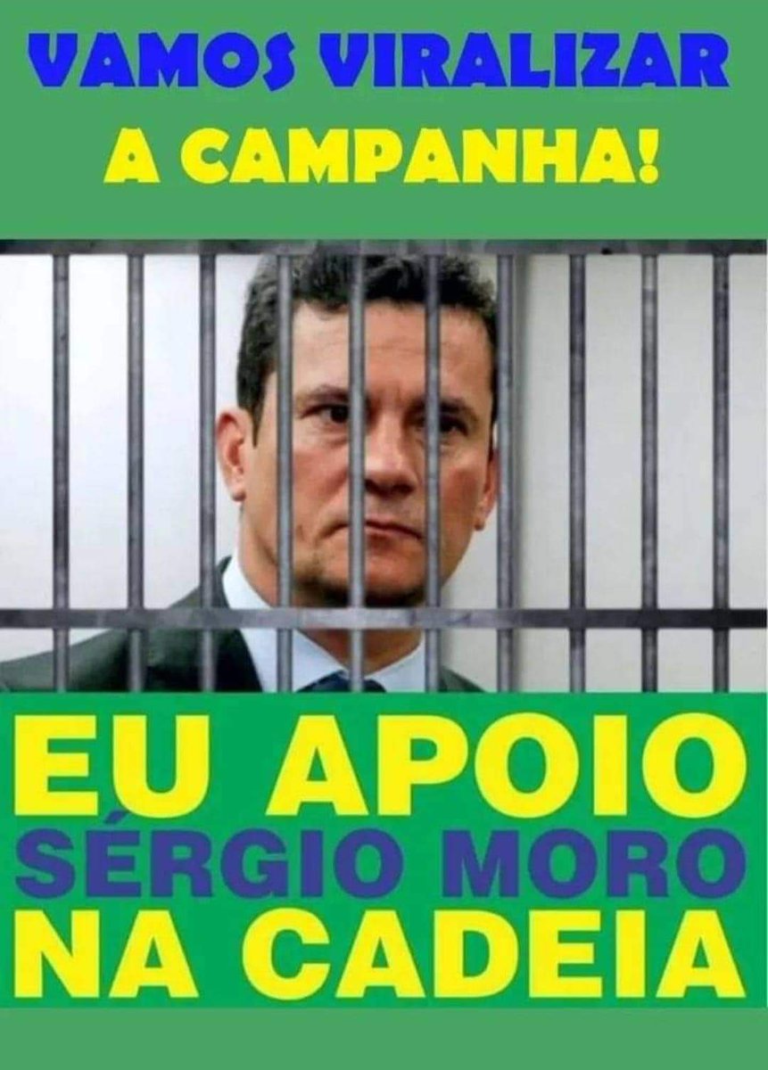 EstrelinhaDoMa2's tweet photo. @ThiagoResiste MORO NA CADEIA 
#MoroNaCadeia https://t.co/W4W5yyPIWv