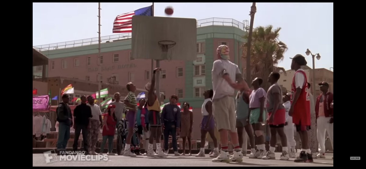 heathhunziker's tweet photo. Spending a few days in Los Angeles. One of my few asks of the family was that I need to go see the court (parking lot) where the hustle began and the courts where beating legends, they became legends #WMCJ #Hoyle #Deane https://t.co/zYwSTH5Y5k