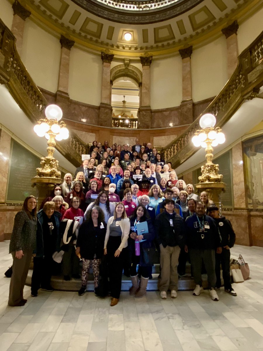 TogetherCO's tweet photo. Our group of community and faith leaders lobbying for Faith &amp; Justice at the Capitol today! #coleg #faithjusticeday #copolitics https://t.co/Jhsf1DwNWN