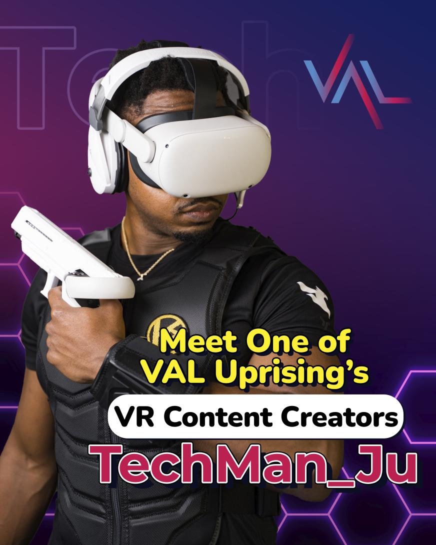 _VAL_VR's tweet photo. TechManJu, the self-proclaimed top VR athlete, creates VR game reviews on TikTok and YouTube. He is the ideal VR content creator to connect with a wider audience in the virtual reality world. Check him out! 👉 https://t.co/KhGtCykPza
#VALUprising #VAL #VALVR #TechManJu https://t.co/LWZCXJ1z43