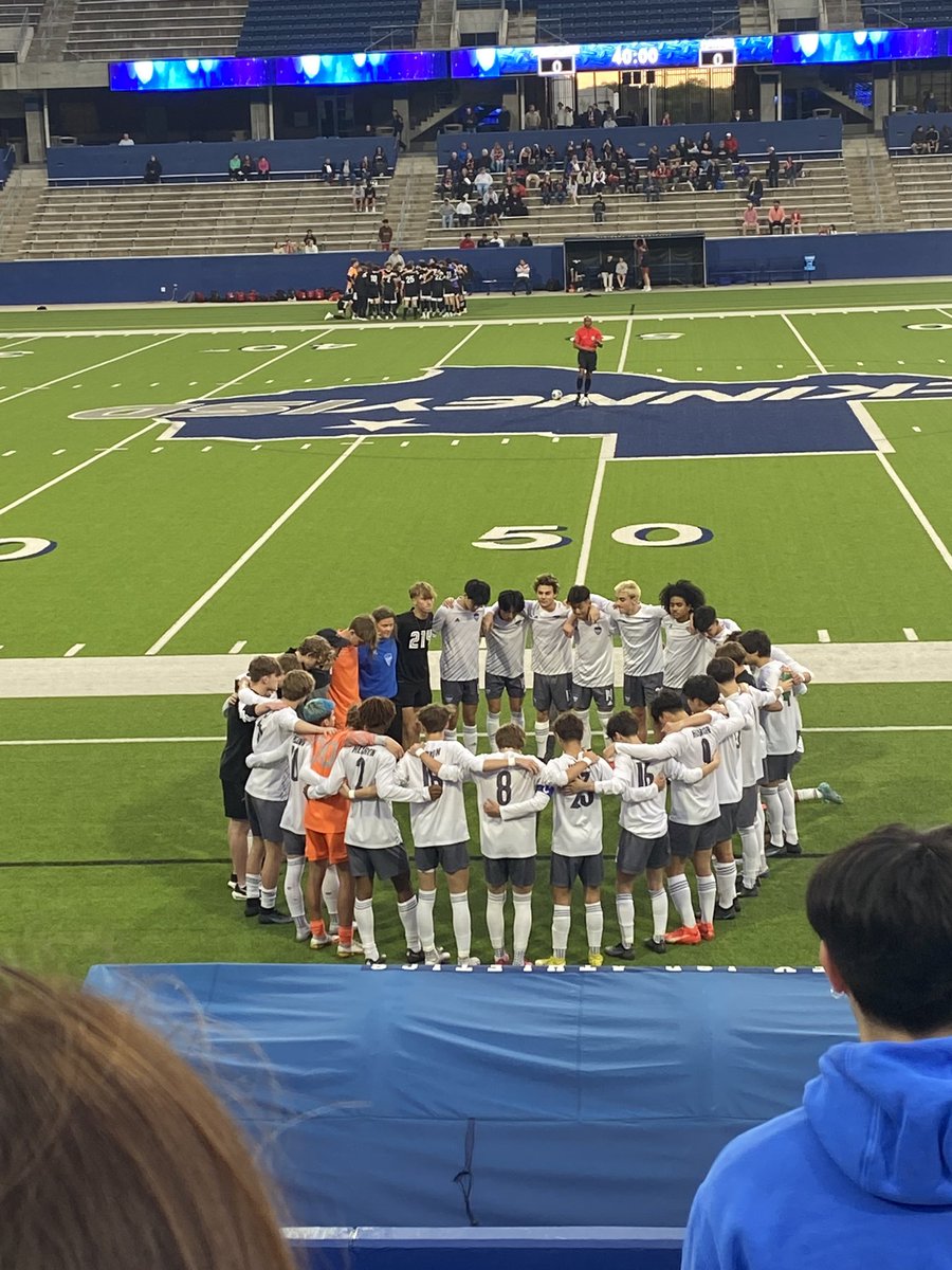 Cheering on the Hebron Hawks! <a href="/hawksboysoccer/">Hebron Men's Soccer</a> #HPND Let’s go!