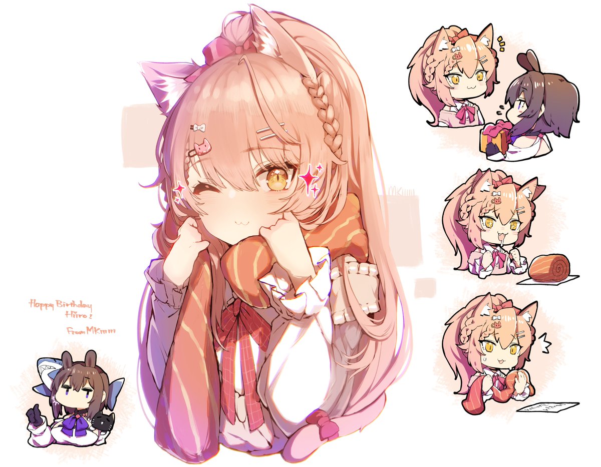 給hiiro的生日賀,但是兩年前的。 