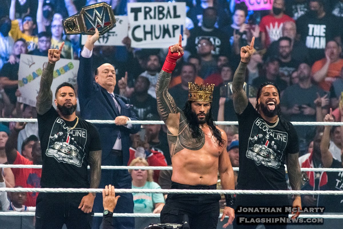 WrestleMania is THIS weekend! Who gets the win - Roman or Cody? #wwehampton #wwenorfolk #WWERaw #tribalchief <a href="/HeymanHustle/">Paul Heyman</a> #MilitaryNews #WrestleMania #americannightmare #FinishTheStory