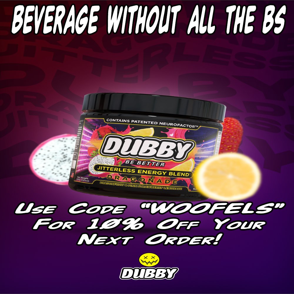 ❖Affiliated With dubby.gg❖

⋄Make the switch to sugar-free greatness!⋄

⋄Approx. $1 per drink with no crashes or jitters!
⋄150mg of caffeine per serving
#dubby #energy #gamers 
↓ Use the link below to check it out and start saving! 
dubby.gg/discount/Woofe…