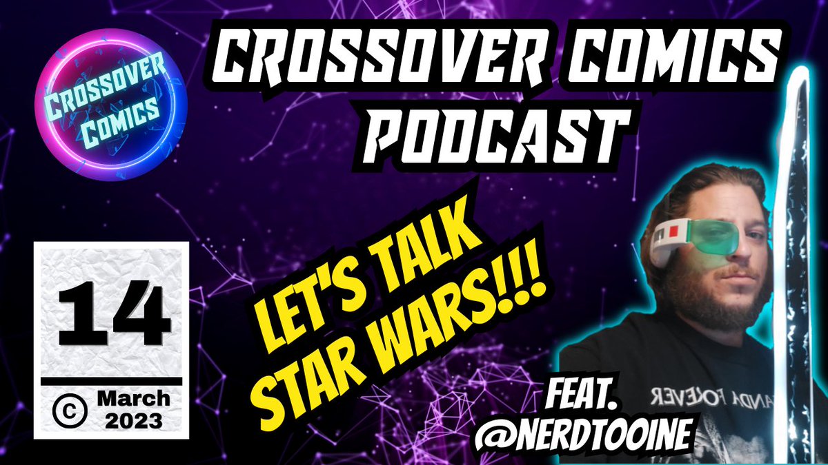 JJs_Comic_Stuff's tweet photo. New episode of #CrossoverComicsPodcast airs this Friday! Tune in on the @crossovercomix YouTube channel or your favorite #Podcast streaming service! This time we talk everything #StarWars with @nerdtooine it was a blast you don't want to miss this episode! #CreateWithoutFear https://t.co/yd6thxJa4U