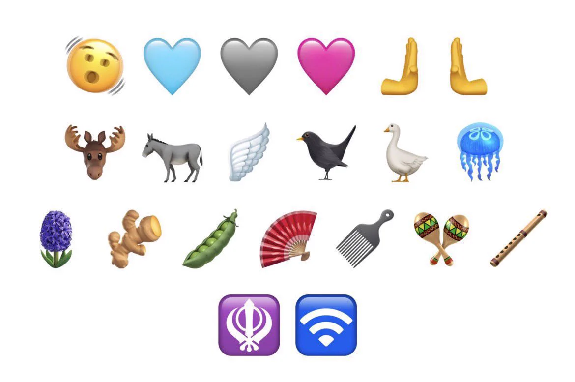 ios16.4で絵文字追加！アヒルと生姜の絵文字はコアすぎるw