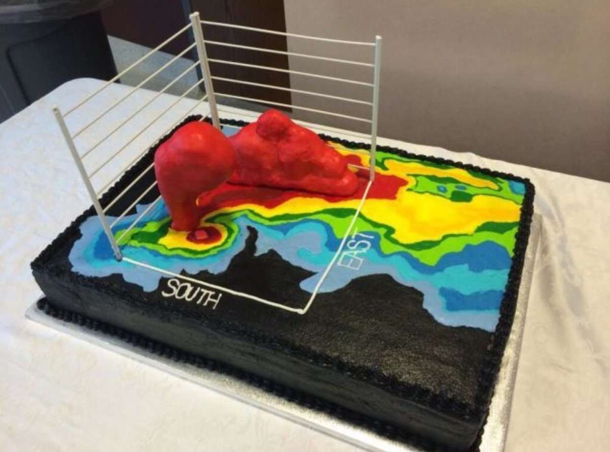 Who wants some cake? This is so awesome! #wxtwitter