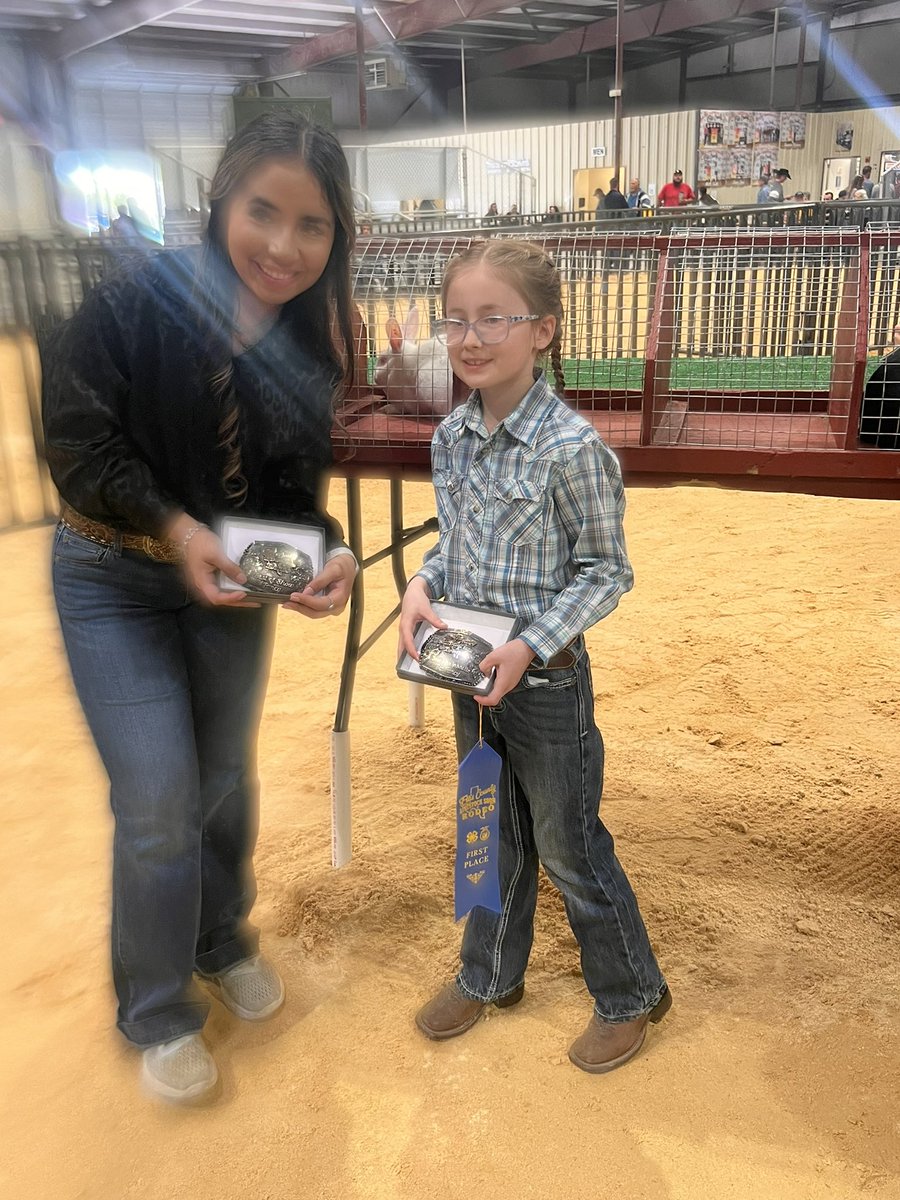 First year for rabbits Fancy show was a success at the EllisCounty Livestock Show with Alyssa Lopez- Best of Show Fancy division &amp; Harper Eaton- Best of Opposite Sex Fancy division‼️🐇<a href="/rohighschool/">Red Oak High School</a> <a href="/red_oakffa/">Red Oak FFA</a> <a href="/redoakisd/">Red Oak ISD</a>