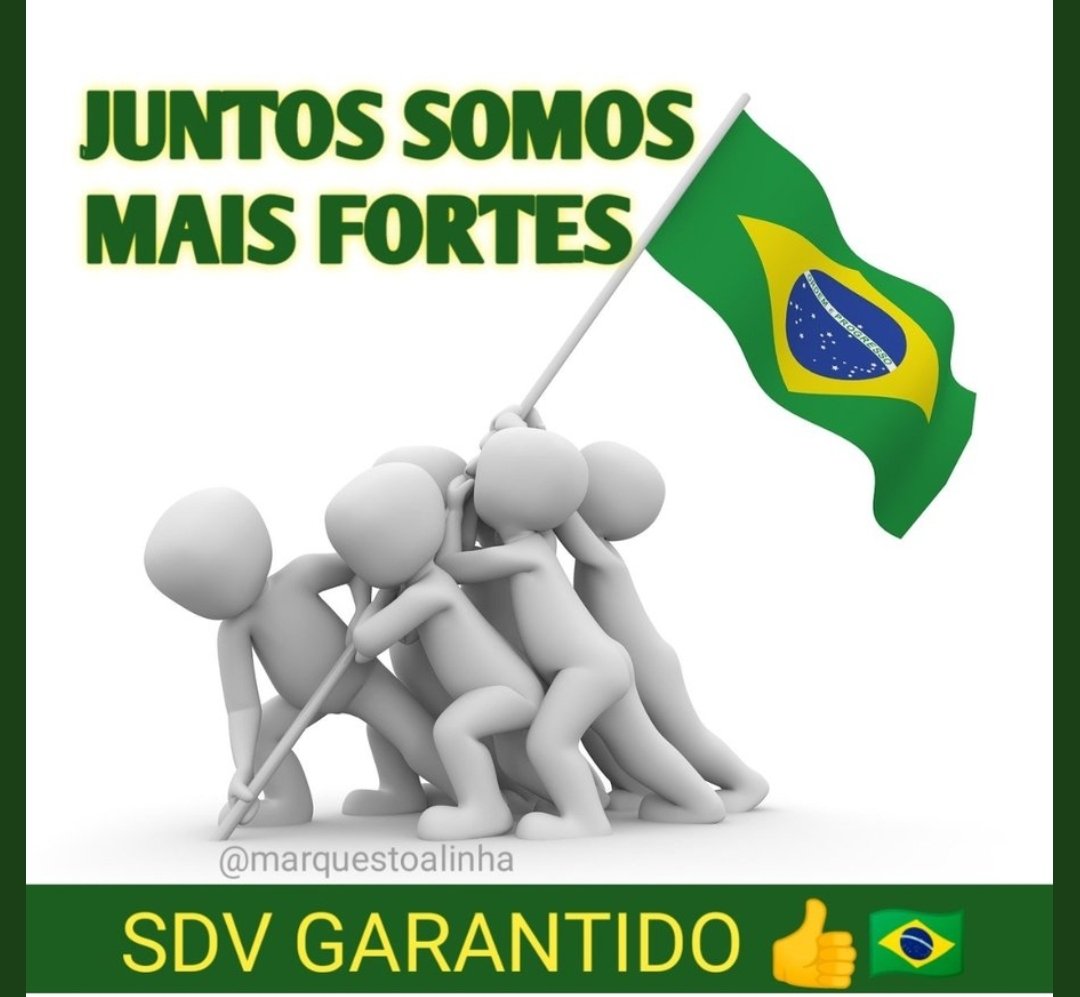 Aguias_SDVJB
#DireitaLivreSDV
#AmigosDoBrasil
#GruPatriaAmadaBrasil
#conservadoresSDV_JB
#DIREITAforteUNIDA
#PatriotaBrasilJB
#PelaPatriaSDV
#BrazilFreeSDV 
#GrBrasilSDV
♻️💛💚 🔽
<a href="/MarcelodeMarco2/">Marcelo de Marco</a>
<a href="/rodmanoel1944/">ManoelRodrigues</a>
<a href="/marciocrocha/">Márcio Rocha ★彡🇧🇷</a>
<a href="/MeireFarias9/">Claudimeire</a> 
<a href="/ivanrpsilva/">ivanroberts</a>  
@natanBr50
<a href="/oheryck/">𝕳𝖊𝖗𝖞𝖈𝖐</a>