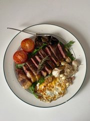 Homemade steaks always have less seasoning than restaurants