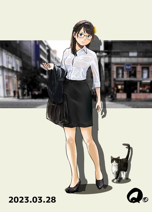 3/28㊋のモカちゃん🌸
今日は就活生❓😱 