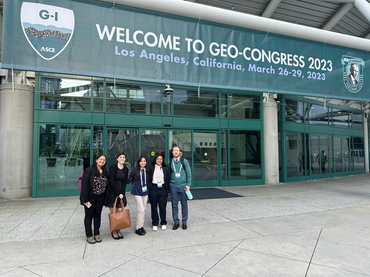 Great first day at #GeoCongress2023 with the UCLA crew! Excited for the rest of the conference 🥳