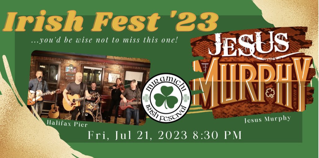 Canada’s Irish Festival on the Miramichi is getting ready for a great festival in July! #Miramichi 
<a href="/TheStanfields/">The Stanfields</a> <a href="/RaglanRoadMusic/">Raglan Road</a> <a href="/JesusMurphyNS/">jesusmurphy</a> <a href="/HalifaxPier/">Halifax Pier</a> <a href="/MiramichiIrish/">Irish Festival 2023</a>