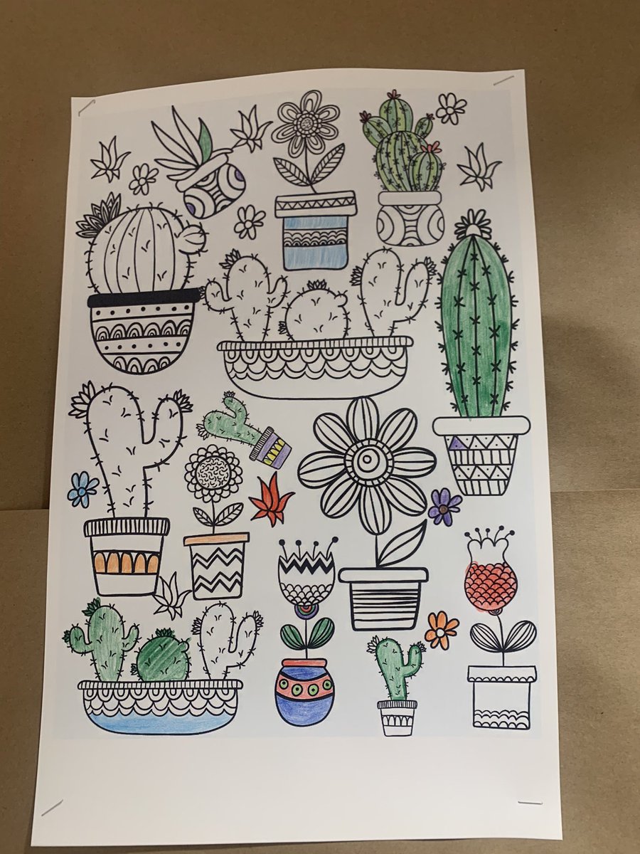 LiveWellFCCHC's tweet photo. Our friends at St. Catherine Hospital are helping us color or de-stress board and we think they are doing an amazing job! https://t.co/2XHmCv2EKF