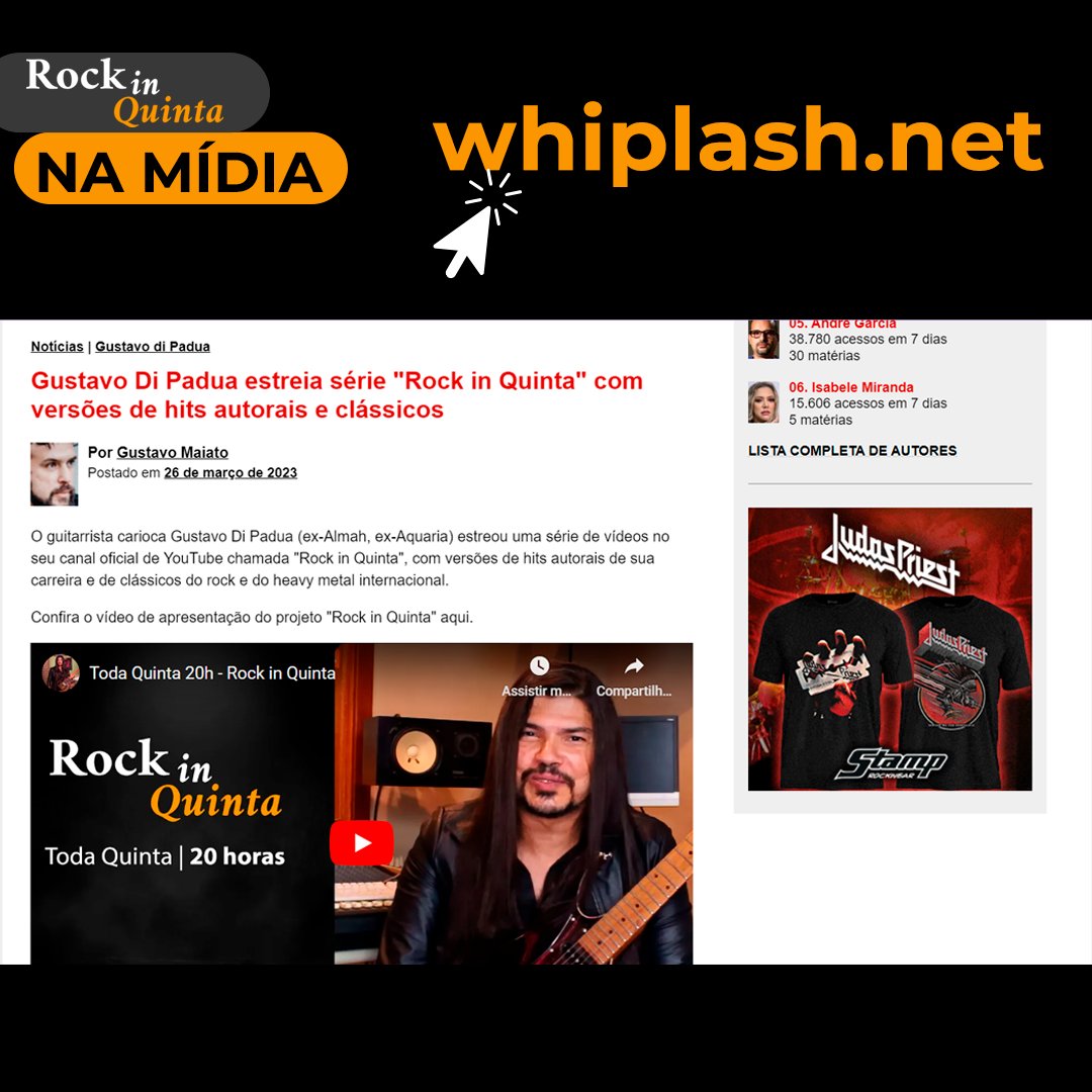 Rock In Quinta 🎸🔥🎸🔥🎸 

Valeu <a href="/whiplash_net/">Whiplash.Net</a> e grande <a href="/gustavomaiato/">Gustavo Maiato</a>

#gustavodipdua #rockinquinta #guitarplayer #guitarvibes