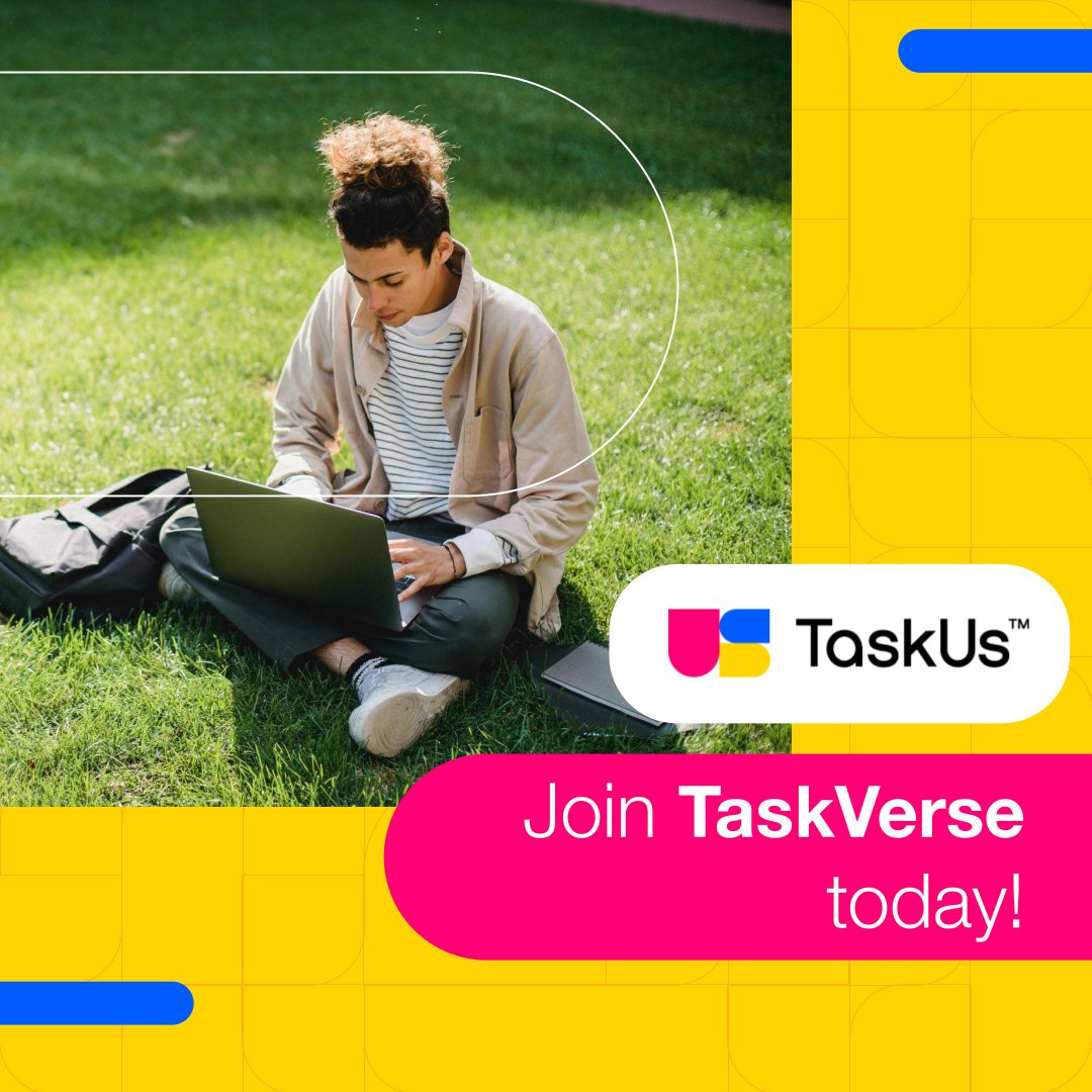 TaskUsMexico's tweet photo. Lacking work experience? Fret not—sign up at TaskVerse and get paid for every task you complete! No experience needed!

 Sign up today! https://t.co/Ay10CdvyTJ https://t.co/xtqzGV8V6R