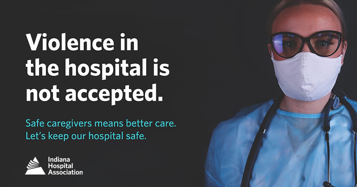 IHAConnect's tweet photo. If you SEE a healthcare worker in an unsafe situation, please SAY something so that we can SUPPORT our caregivers. Workers in healthcare settings are 4x more likely to be victimized than workers in private industry (SIA and IAHSSF). #SafeINSound https://t.co/Gk4fVrEACM